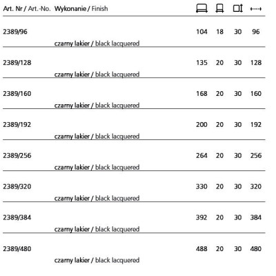 Uchwyt czarny G30-2389