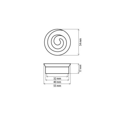 KU02.032.G2  / Uchwyt meblowy