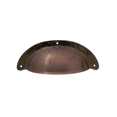 R-15122.096.27 / Uchwyt meblowy - muszelka stare żelazo