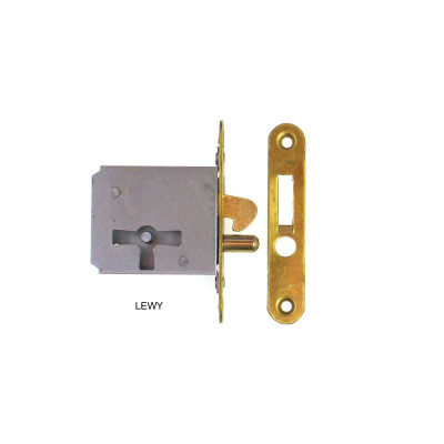 Zamek wpuszczany do drzwi przesuwnych