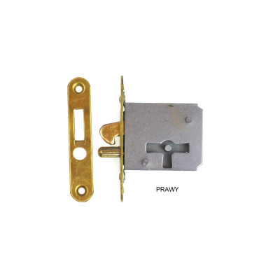 Zamek wpuszczany do drzwi przesuwnych