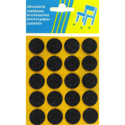 M-700 KOŁO.CZARNE 20 mm / Filc pod meble