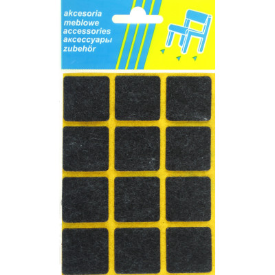 M-700 KW.CZARNY 28x28 / Filc pod meble