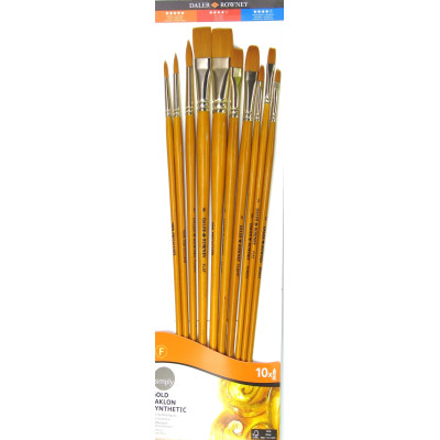 Pędzel.Daler.kpl.synt / Komplet pędzli syntetycznych