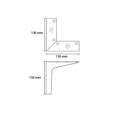 N-WY02513.CR / Noga metalowa -chrom