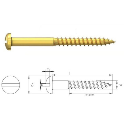 MOS-PB / WKRĘT MOSIĘŻNY 1 SZT.
