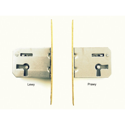 zamek wewnętrzny, wpuszczany