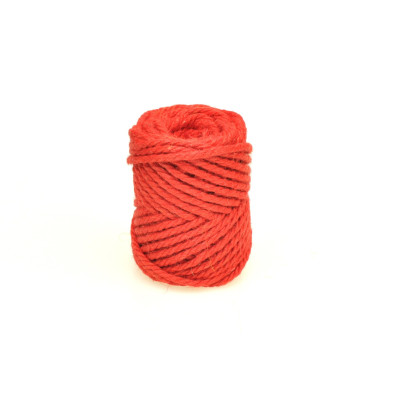 Juta-sznurek.czerwony / Sznur jutowy