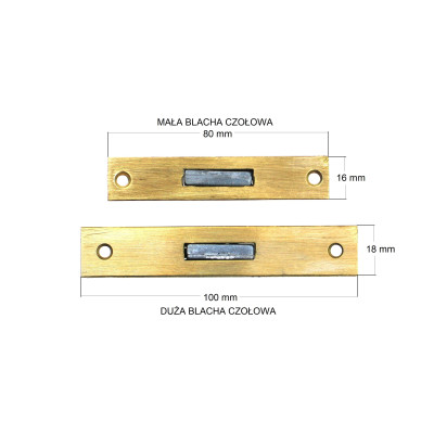 zamek meblowy, wpuszczany