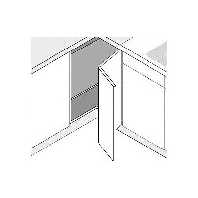 ZAW 135.FGV / Zawias puszkowy uzupełniający do drzwi narożnych