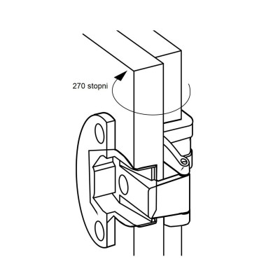 ZAW 270.S-I / Zawias puszkowy 270 stopni