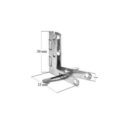 B-210.UJ.PAT / Zawias kasetkowy kątowy z ogranicznikiem