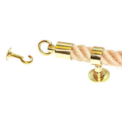 M-208 MOS / Zakończenie mosiężne liny z kółkiem