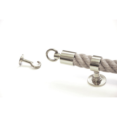 M-207 NIK.MAT / Hak mosiężny - mocowanie lin